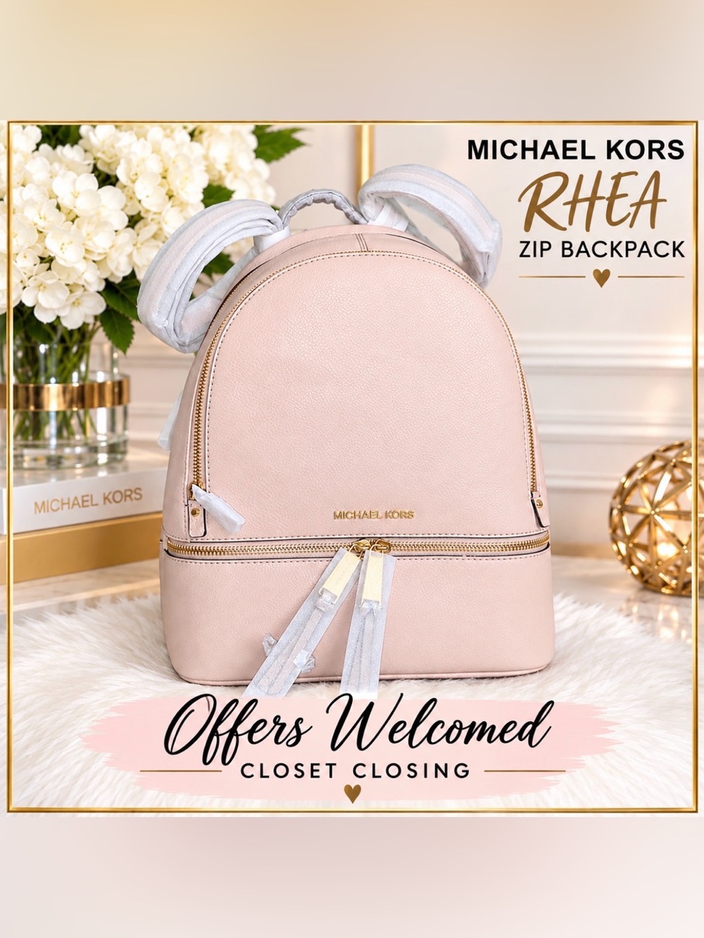 Michael Kors RHEA ZIP Backpack
